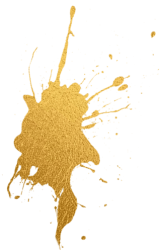 Gold Splatter
